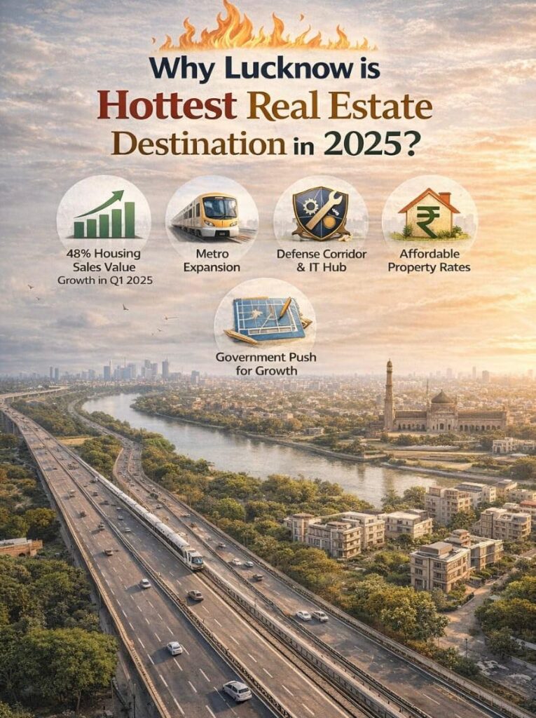 Why is Lucknow preferred destination for Real Estate